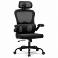 Chaise de Bureau Ergonomique à Double Dossier avec Support Lombaire Réglable