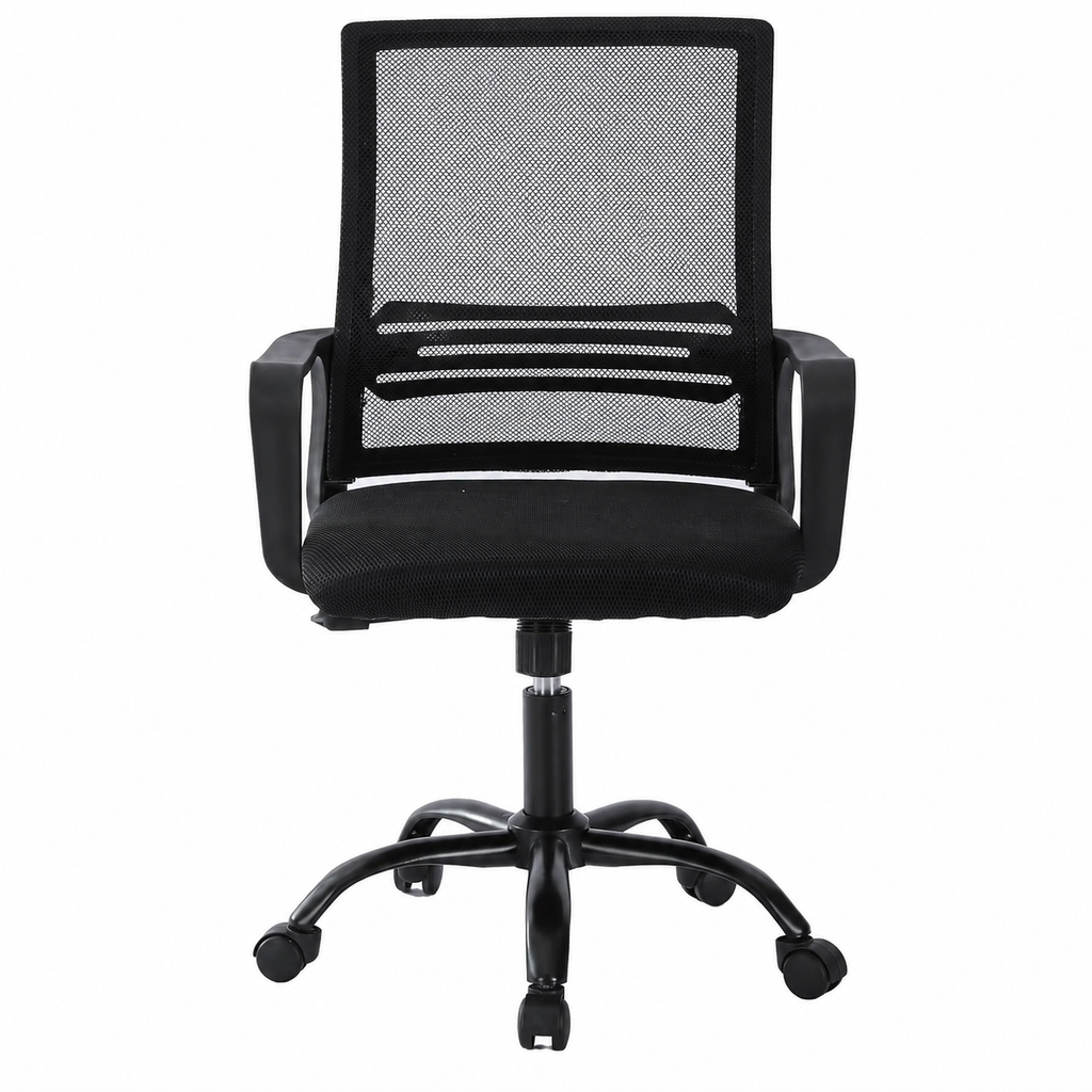 Chaise de Bureau Ergonomique Réglable en Tissu Maillé