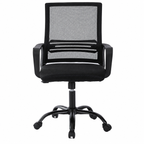 Chaise de Bureau Ergonomique Réglable en Tissu Maillé