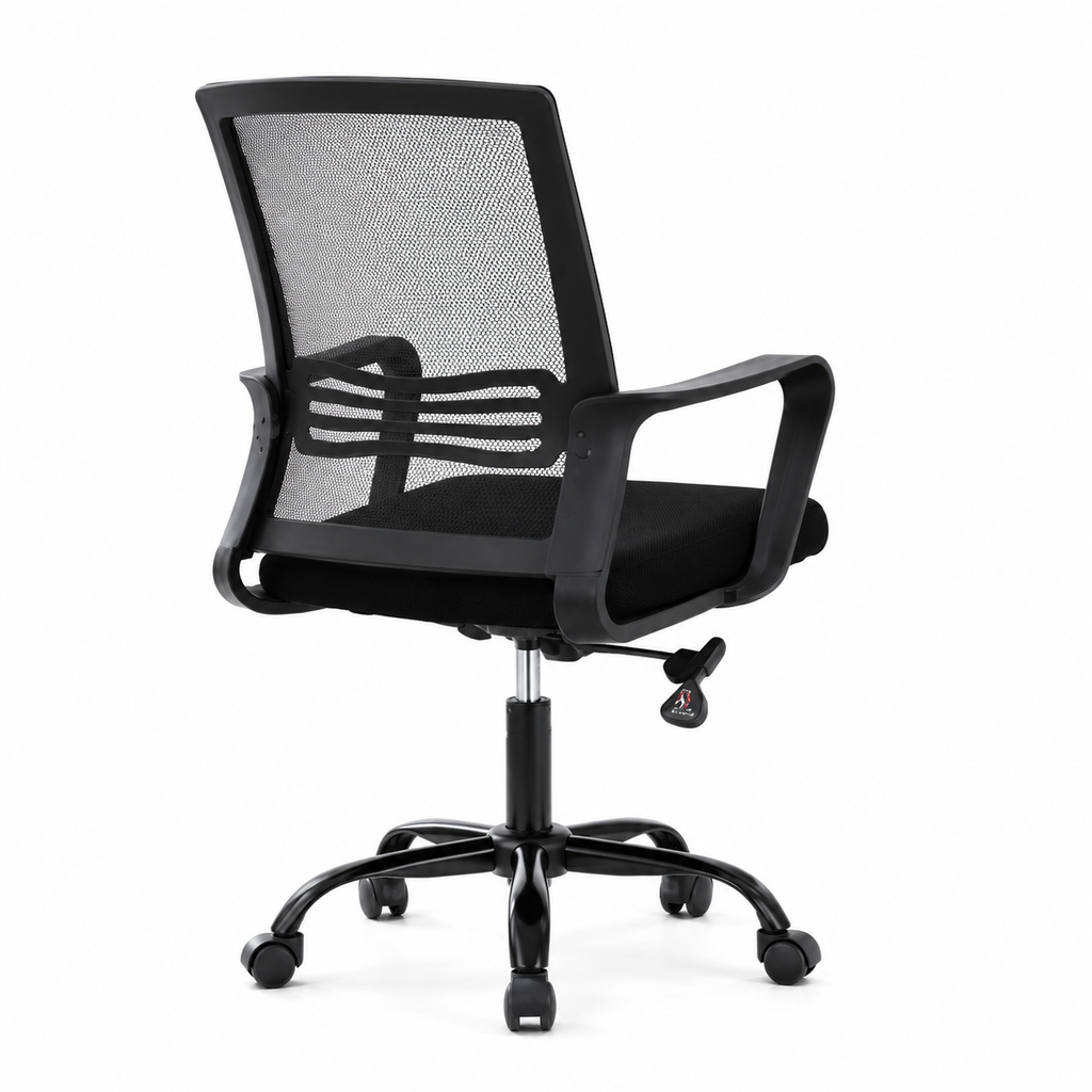 Chaise de Bureau Ergonomique Réglable en Tissu Maillé