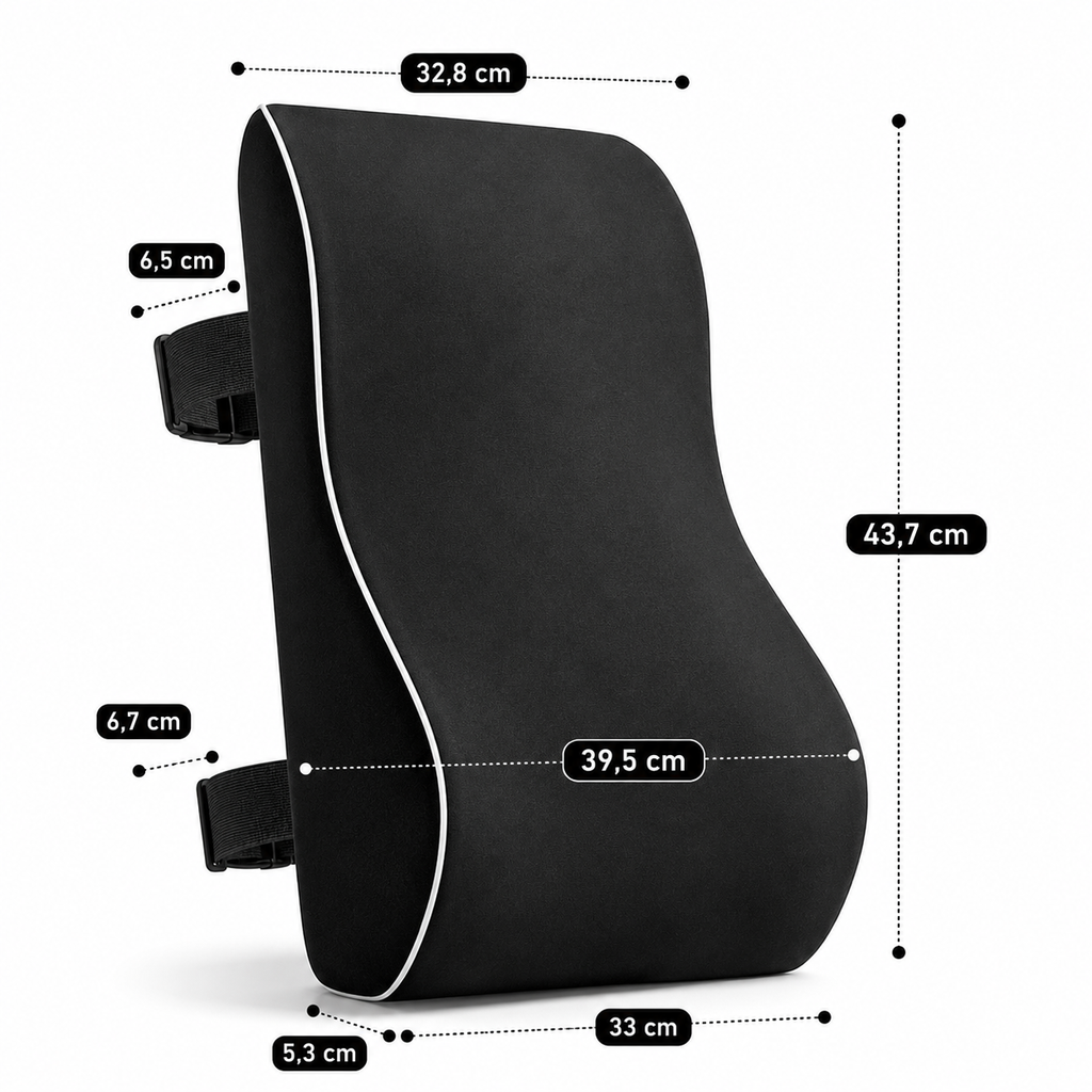 Coussin Lombaire Ergonomique à Mémoire de Forme Respirant