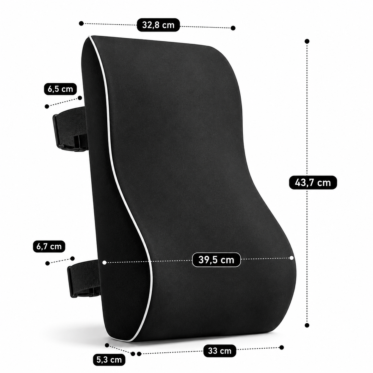 Coussin Lombaire Ergonomique à Mémoire de Forme Respirant