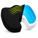 Coussin de Siège Ergonomique en Gel et Mousse à Mémoire de Forme