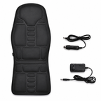 Coussin de massage chauffant électrique pour chaise de bureau et voiture, vibrations multi-zones, fonction infrarouge intégrée