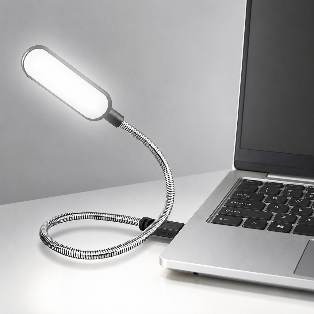 Mini Lampe LED USB Flexible pour Ordinateur Portable et Bureau