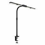 Lampe de Bureau LED à Pince 24 W avec 3 Têtes Réglables
