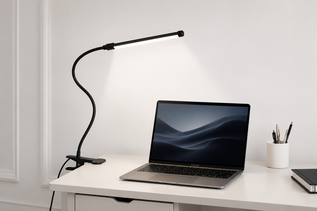 Lampe de Bureau LED à Clip – Simple ou Double Tête