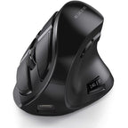 Souris Sans Fil Verticale Bluetooth Rechargeable  Ergonomique – USB  Compatible Tablette & Ordinateur Portable