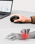 Souris ergonomique verticale sans fil pour ordinateur, iPad, Mac et Windows 3 connexions multi-appareils, DPI réglable