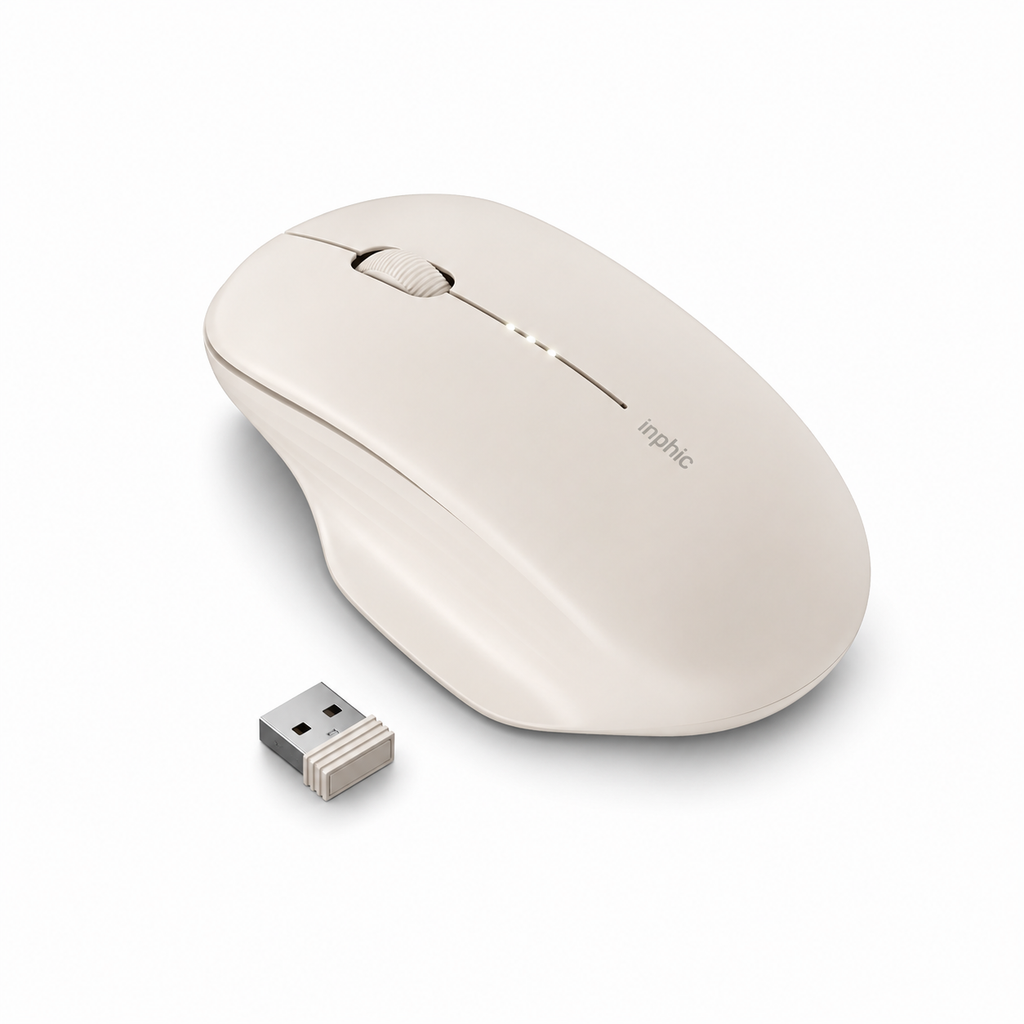 Souris Rechargeable Sans Fil Ergonomique Type-C Silencieuse