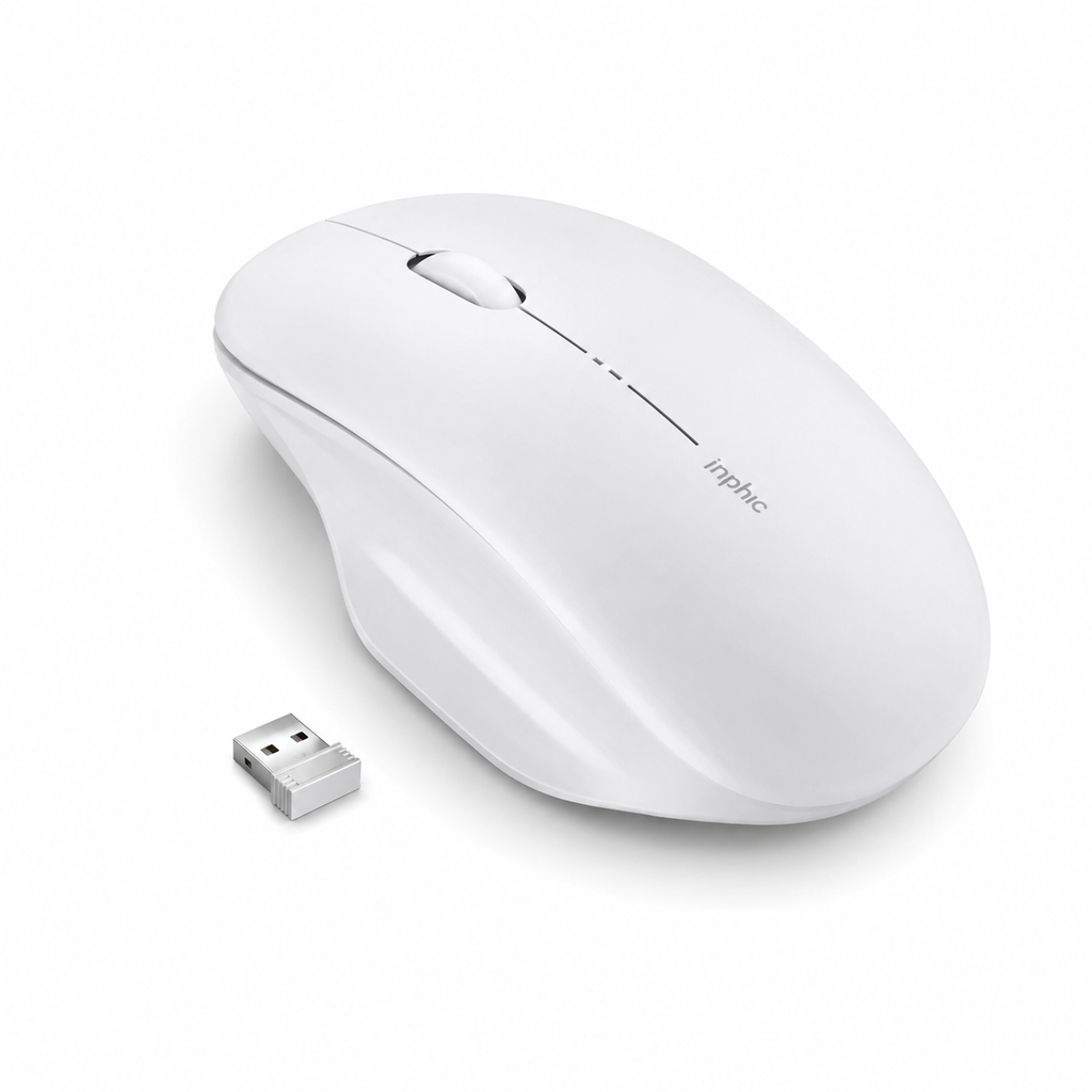 Souris Rechargeable Sans Fil Ergonomique Type-C Silencieuse