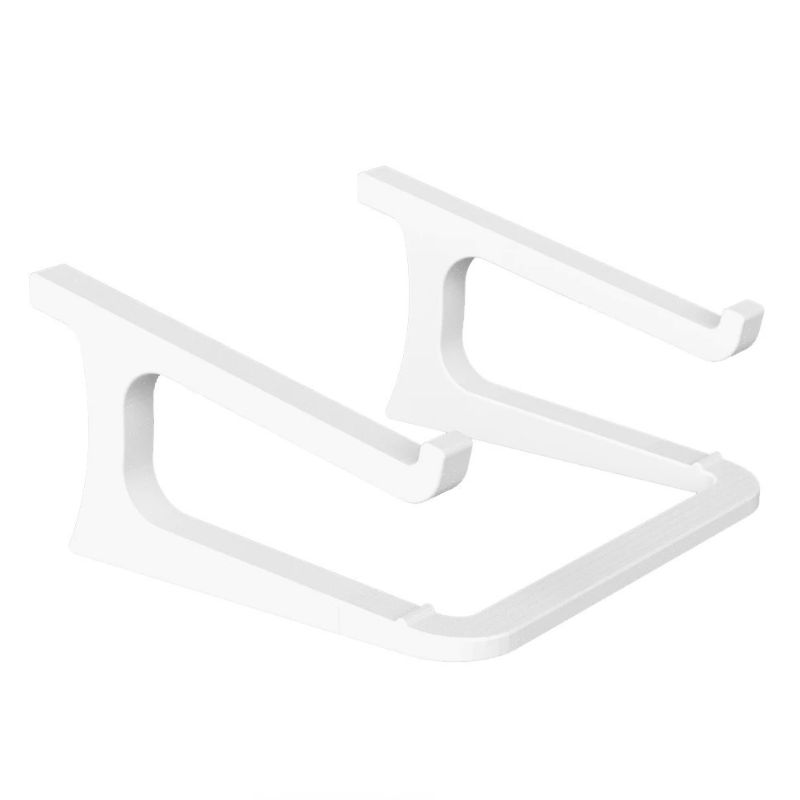 Support Ordinateur Portable avec Rangement Clavier Blanc