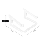Support Ordinateur Portable avec Rangement Clavier Blanc 9-17 Pouces