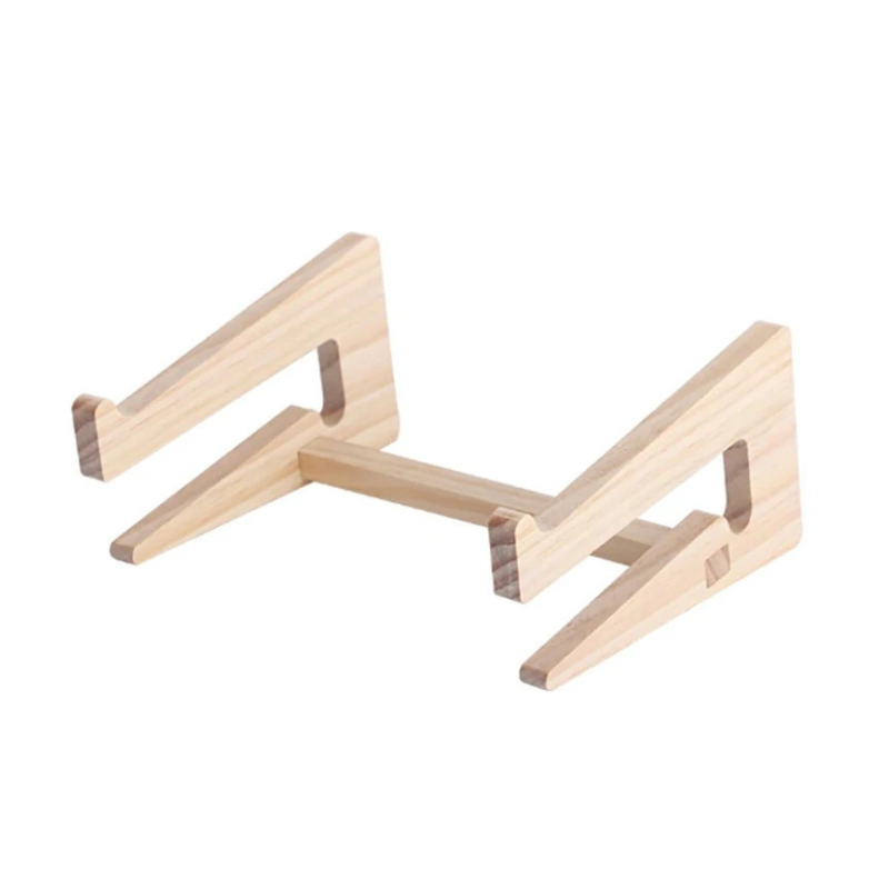 Support Ordinateur Portable en Bois Démontable 10-17 Pouces