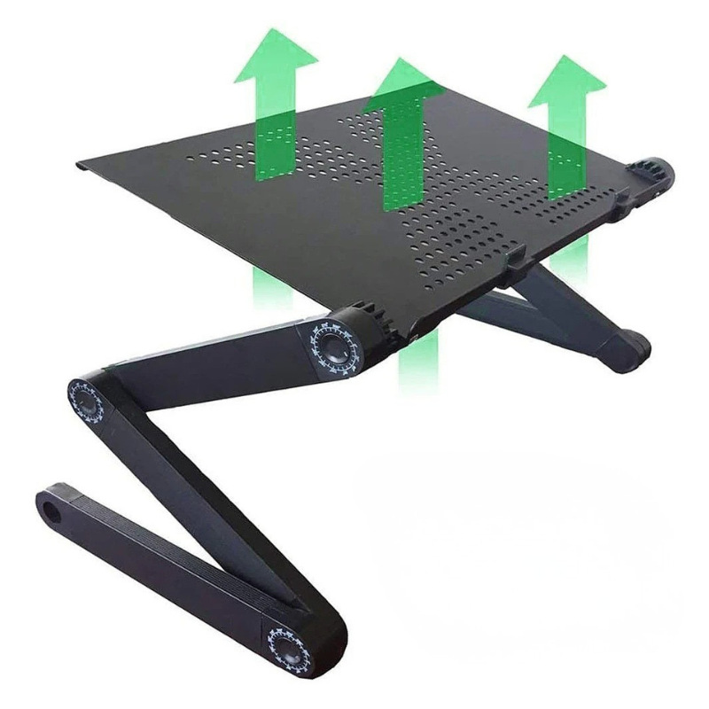 Support Ordinateur Portable Réglable avec Plateau Souris