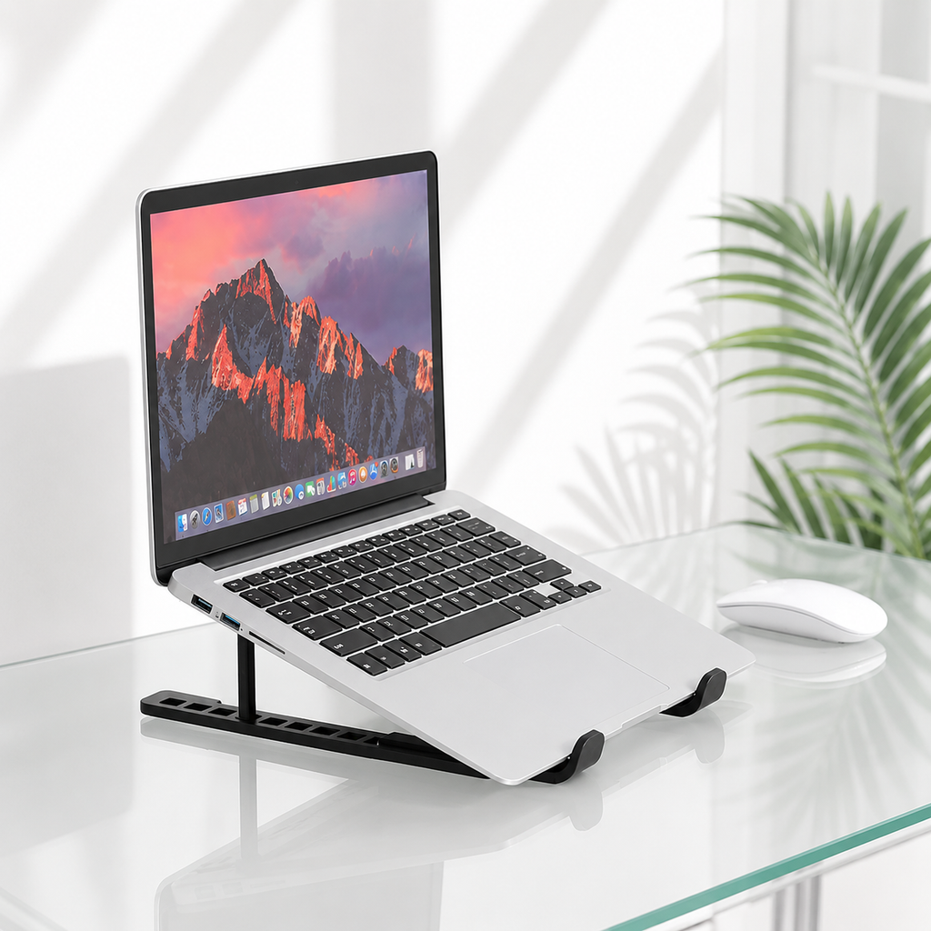Support de Refroidissement Pliable pour Ordinateur Portable avec Ventilateur USB